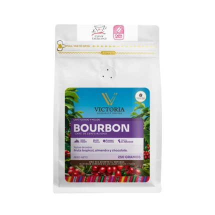 Café artesanal de variedad BOURBON – Bolsa de 250 gramos