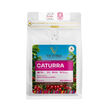 Café artesanal de variedad CATURRA– Bolsa de 250 gramos